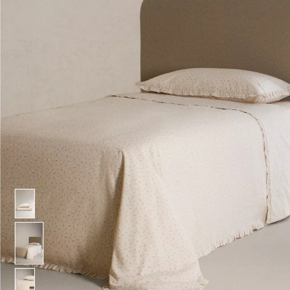 Zara Home TWIN size Duvet & pillow covers